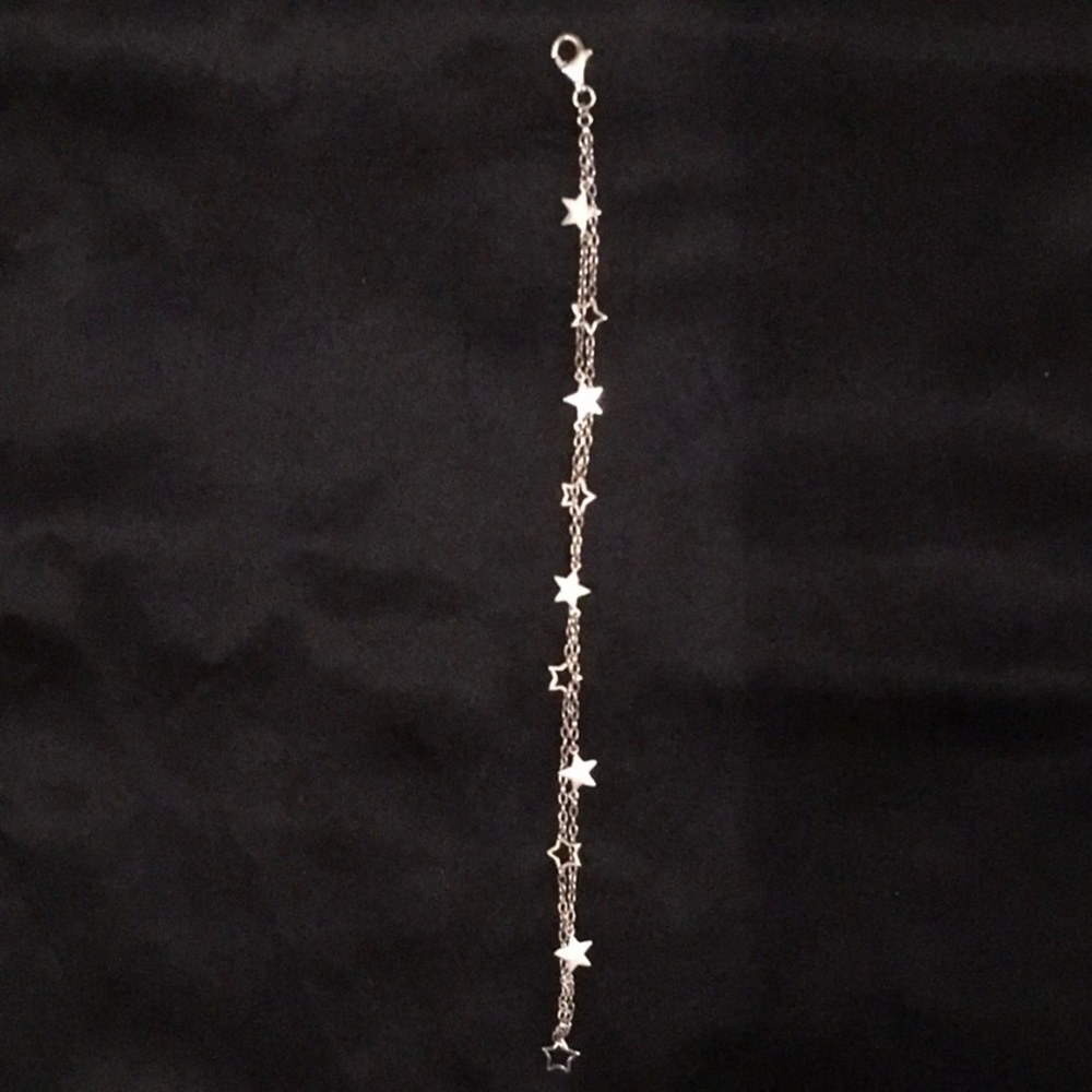 925 Silver star bracelet